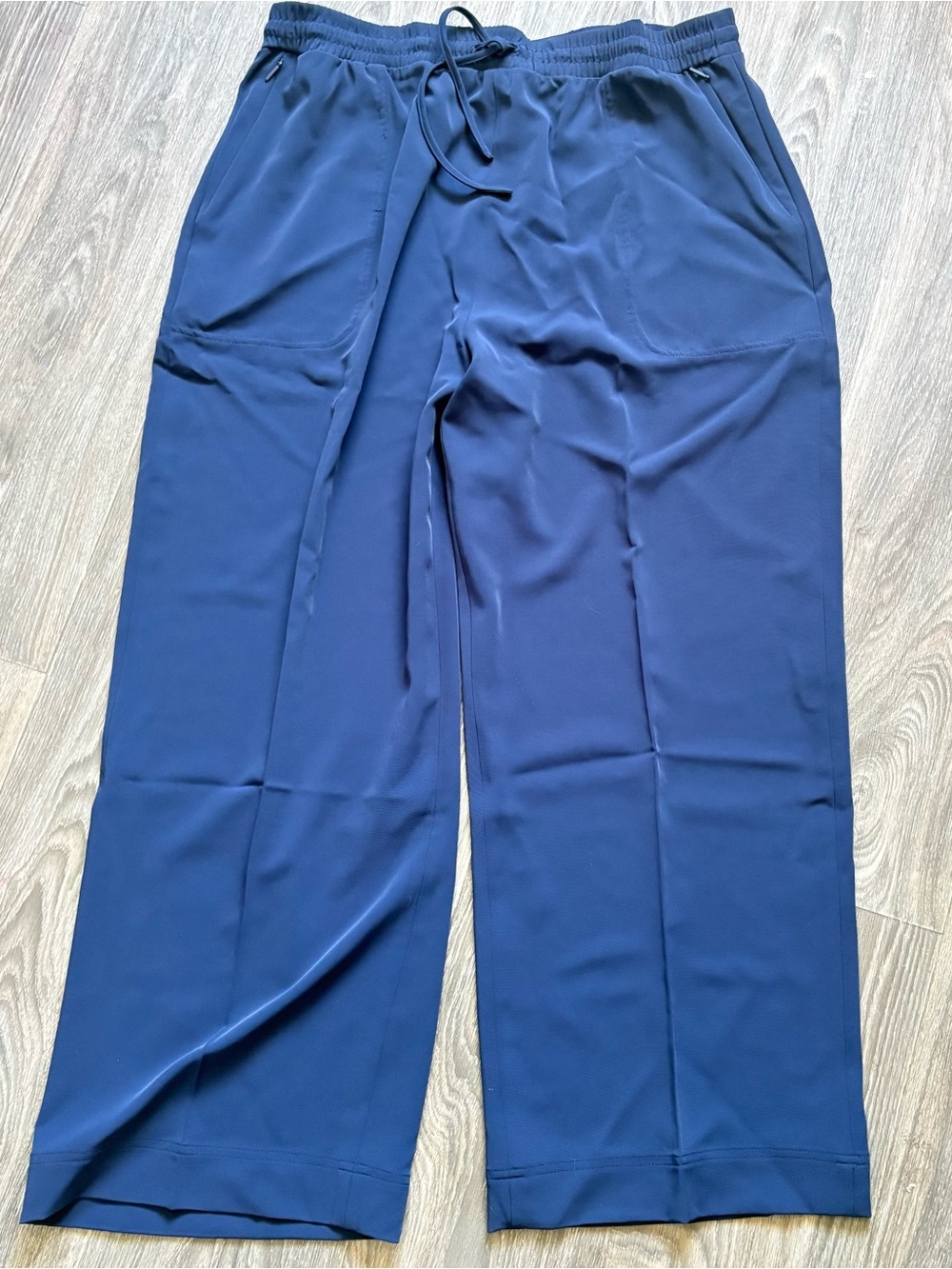 Spanx Travel Gab Wide Leg Pants Timeless Navy Blue 1X NWT - Picture 2 of 5